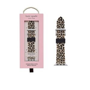 Kate Spade New York Designer Interchangeable Silicone Band, Leopard